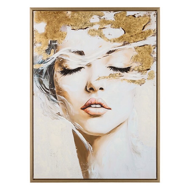 Картина в раме Cléo 58 x 78 см с эффектом алюминия