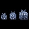 Акриловая светящаяся 3D-фигура с 70 мигающими светодиодами, высота 23 см, для использования на улице