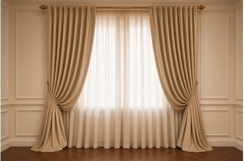 Cum să combini corect perdele și draperii într-o cameră