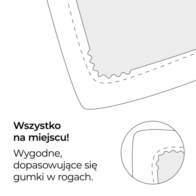 Cearsaf cu banda elastica MICRO DUO RÓŻ1