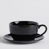 Чашка с тарелкой SVART