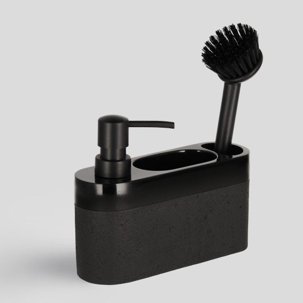 Дозатор для мыла и губка BRICKO SHINY