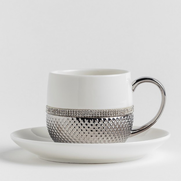 Ceasca cu farfurie GLAMTIS