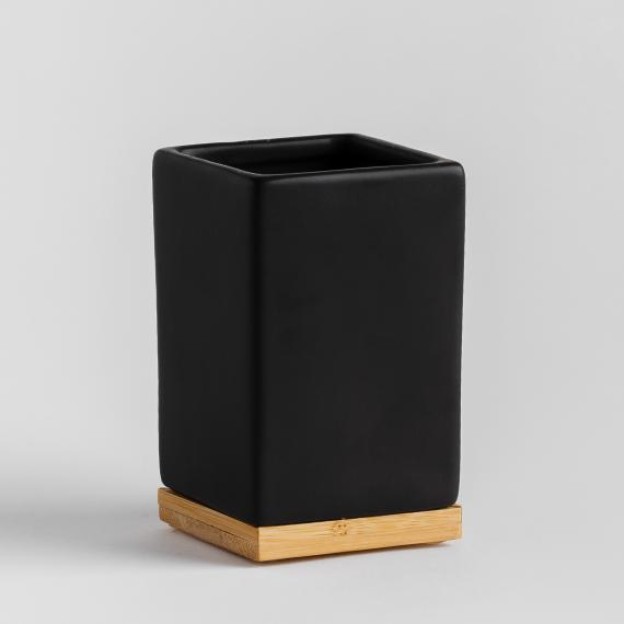 Стакан для ванной WOODTOP SQUARE