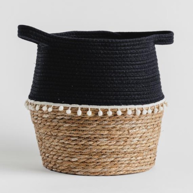 Корзина для белья raquel black