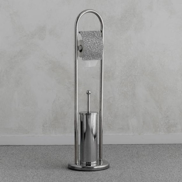 Perie WC cu suport pentru hartie STARDUSTIONER