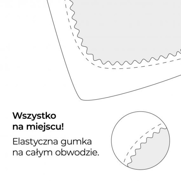 Cearsaf cu elastic SATINETTE