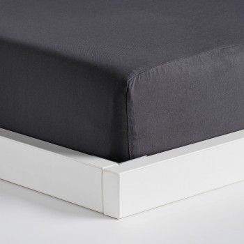 Простыня из сатинового хлопка с резинкой Satinette 160x200x25 см