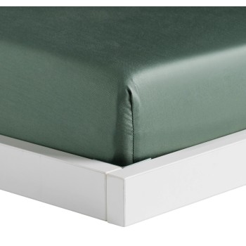 Простыня из сатинового хлопка с резинкой Satinette 160x200x25 см