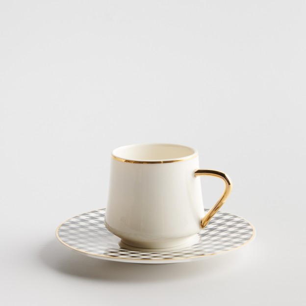 Чашка с тарелкой кофе PEPITTE