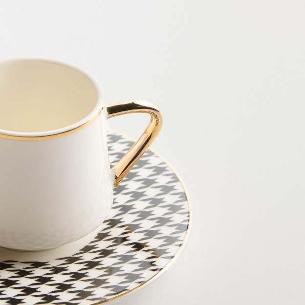 Чашка с тарелкой кофе PEPITTE