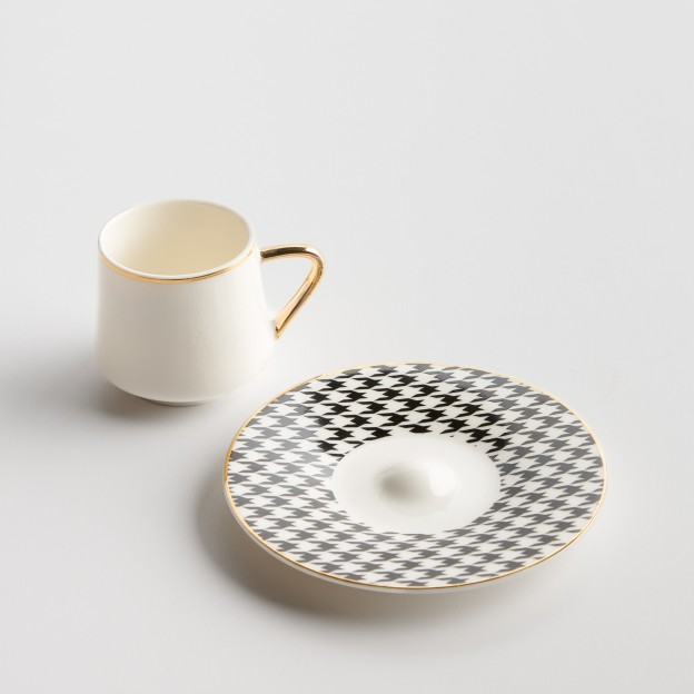 Чашка с тарелкой кофе PEPITTE