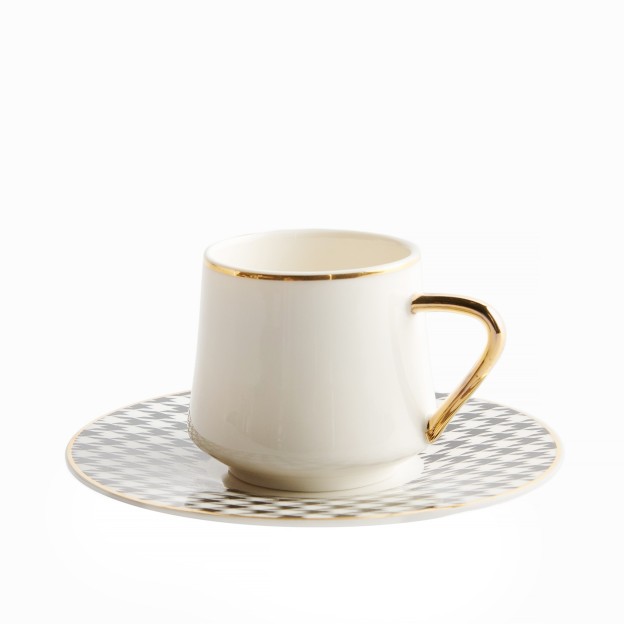 Чашка с тарелкой кофе PEPITTE