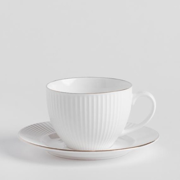 Чашка с тарелкой SВенчик LA