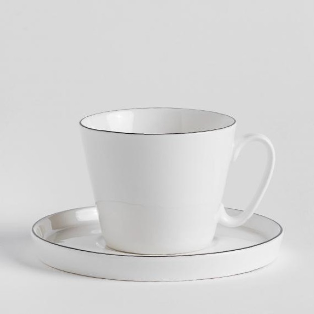Чашка с тарелкой LETTA