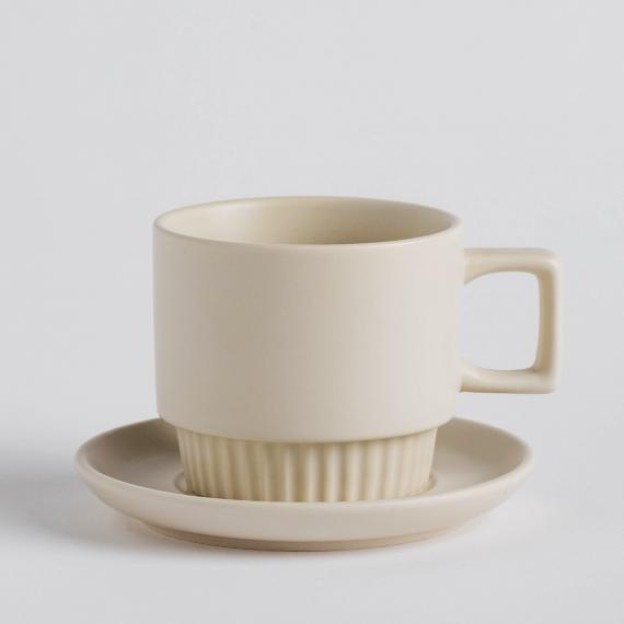 Чашка с тарелкой DINAH
