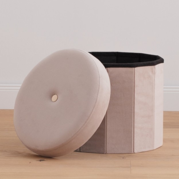 Puf  IVORY ROUND