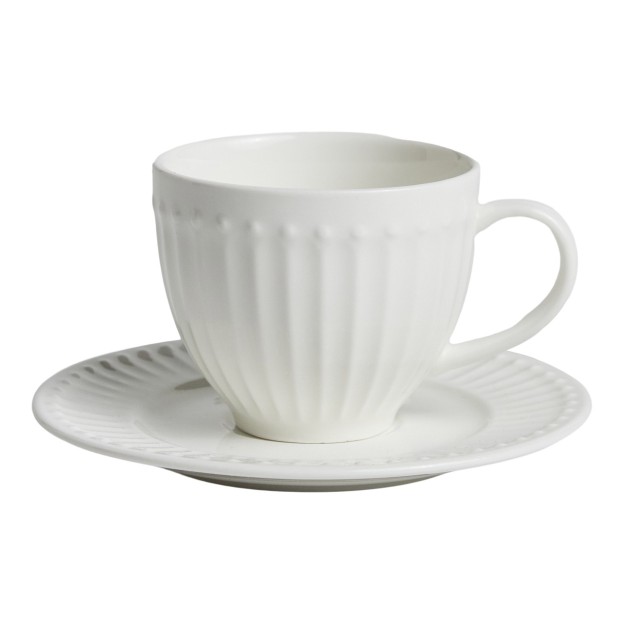 Чашка с тарелкой Машина RINA