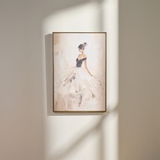 Ручная роспись картины женщины в рамке Adorne 60x90