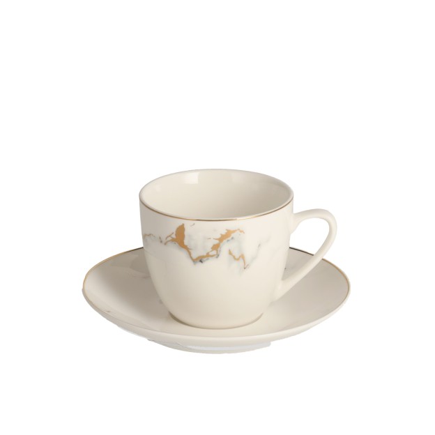 Чашка с тарелкой яблоко BERIS