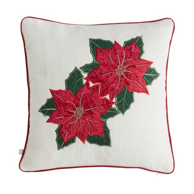Față de pernă Poinsettia xmas 45x45 cm