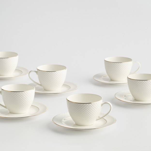 Set cesti cu farfurie ELENI