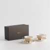 Set cesti cu farfurie DOTTIE