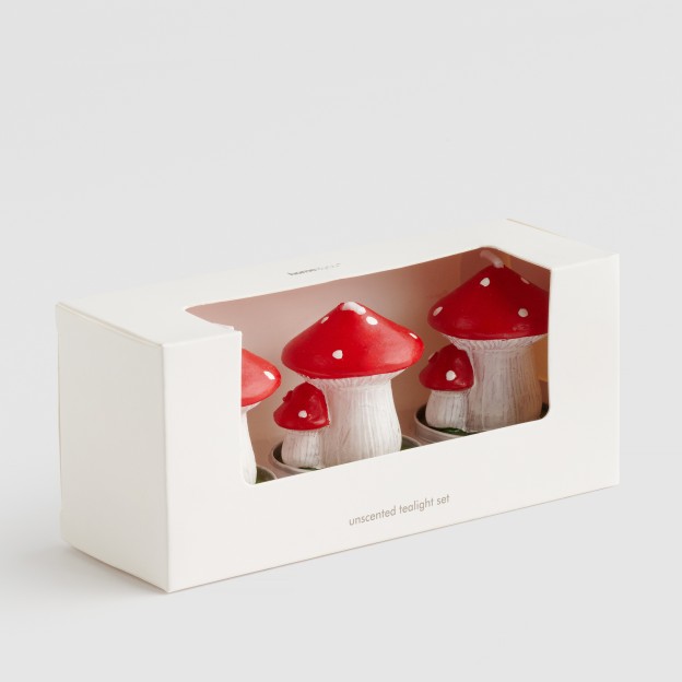 Set lumanari MUSHROOM