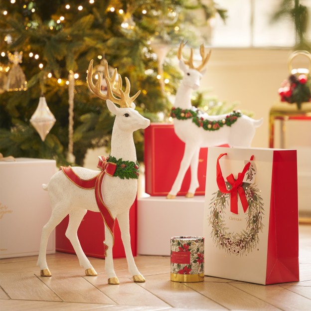 Figurina decorativa WREATHDEER