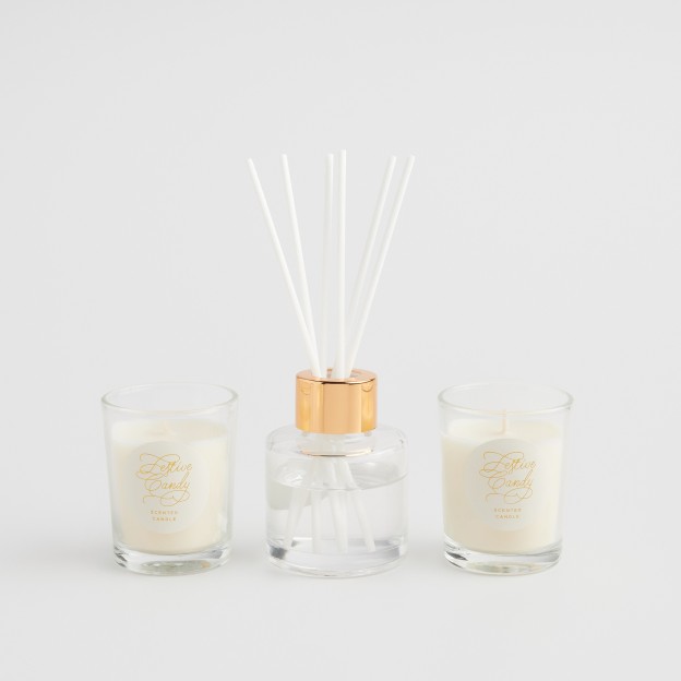 Set lumanare aromatizata cu difuzor CUKSI