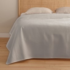 Cuvertură uni color pentru pat cu model embosat Pontoso 240x260 cm Cuvertură uni color pentru pat cu model embosat Pontoso 240x260 cm