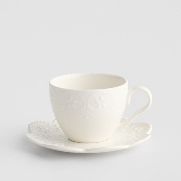 Ceasca cu farfurie LACE