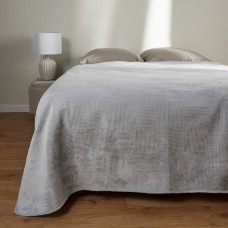 Cuvertură uni pentru pat Quadron 200x220 cm cu motiv geometric