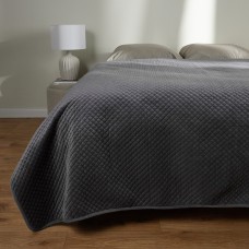 Cuvertură uni pentru pat Plums 200x220 cm cu motiv geometric