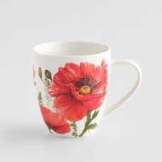 Cana Popplin cu motiv floral
