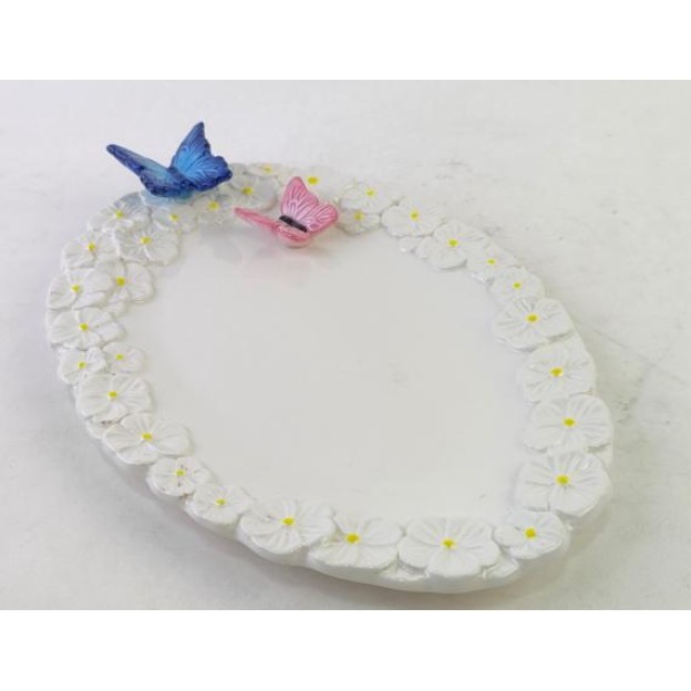 ПЛАТО декоративный BUTTERFLY OVAL