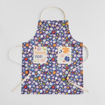 Фартук Bloomi 70x85 см с цветочным мотивом