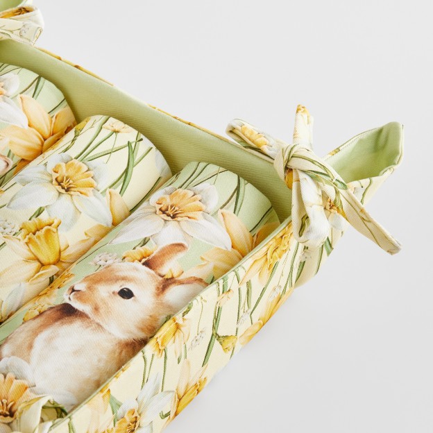 Set cos cu prosoape de bucatarie DAFFELISBUNNY