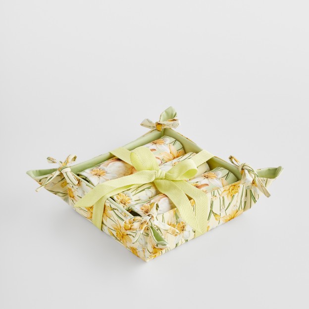 Set cos cu prosoape de bucatarie DAFFELISBUNNY