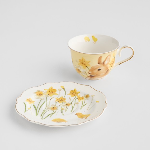 Ceasca cu farfurie DAFFELISBUNNY