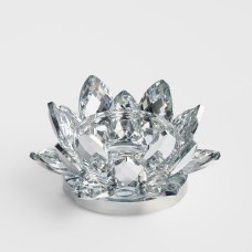Подсвечник Cristal shine small с цветочным мотивом Подсвечник Cristal shine small с цветочным мотивом