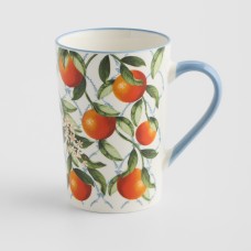 Cana Orangio cu motiv de fructe