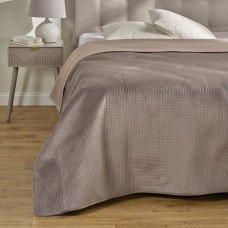 Cuvertură uni pentru pat cu model embosat Pontoso 200x220 cm Cuvertură uni pentru pat cu model embosat Pontoso 200x220 cm