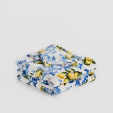 Печатный плед Lemondi 150x200 см с цветочным мотивом