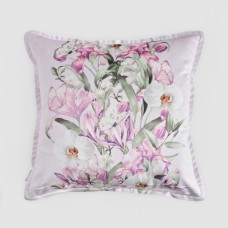 Față de pernă cu imprimeu Anneli 45x45 cm cu motiv floral