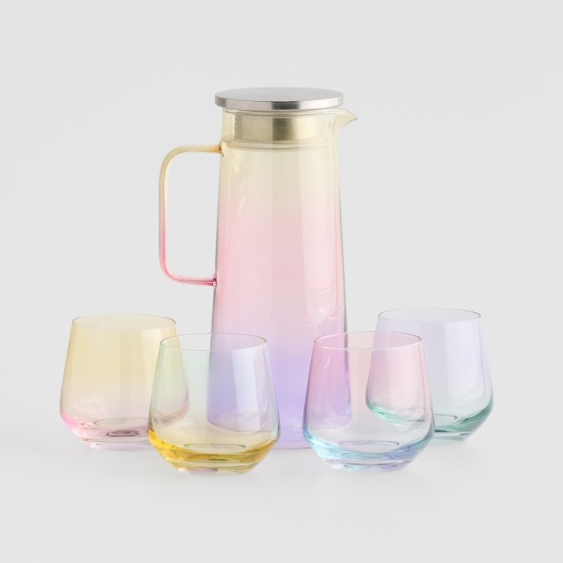 Set ceainic cu 4 pahare JARRA