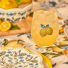 Pahar Limoner cu motiv de fructe