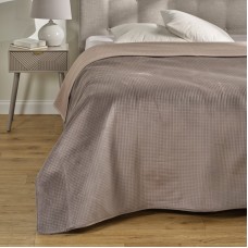 Cuvertură uni pentru pat cu model embosat Pontoso 240x260 cm Cuvertură uni pentru pat cu model embosat Pontoso 240x260 cm