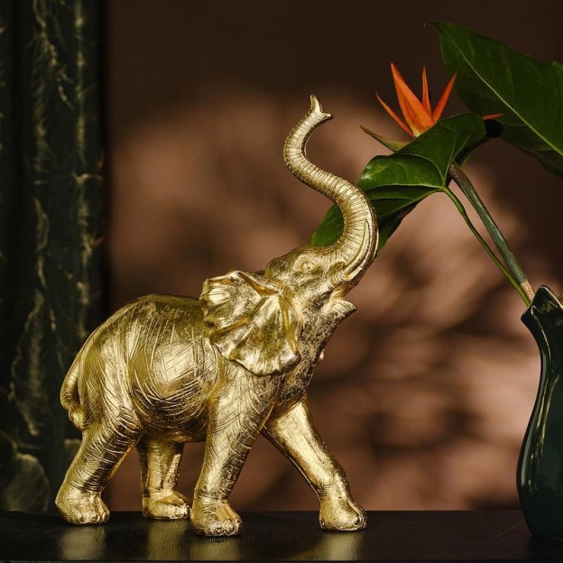 Figura decorativa ELEFI FIGURKA gold