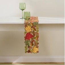 Вышитая дорожка Leafeno 18x158 см